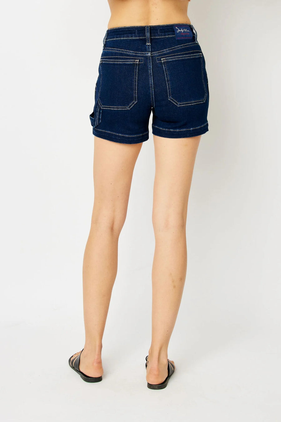 Judy Blue Mid Rise Carpenter Shorts- 150243