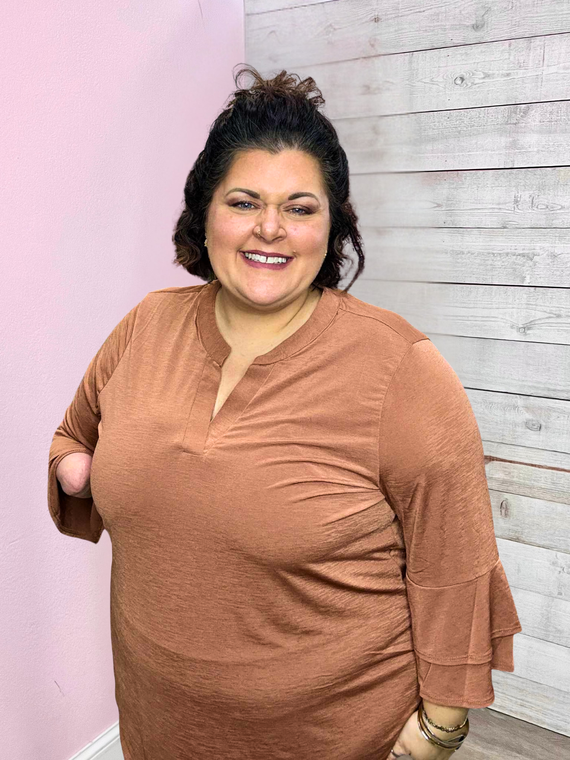 "Stay Polished" Solid Belled Lizzy- Caramel *FINAL SALE*