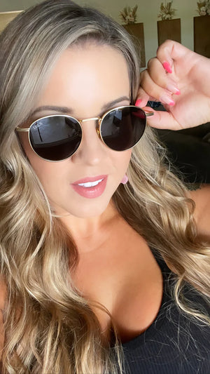 "Luna" DAX Sunglasses- Black