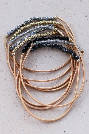 "Lydia" Beaded stretchy Bracelets