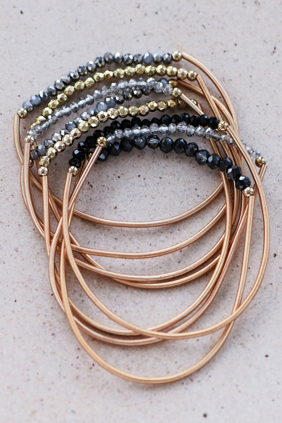 "Lydia" Beaded stretchy Bracelets