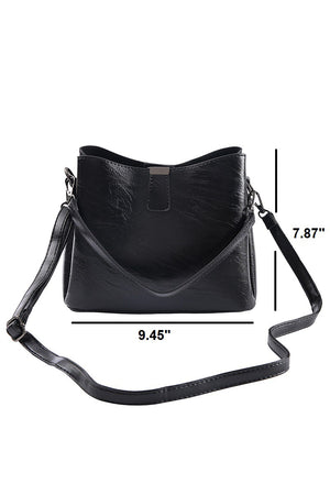 "Lori" Vegan Leather Bucket Purse
