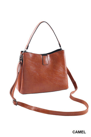 "Lori" Vegan Leather Bucket Purse