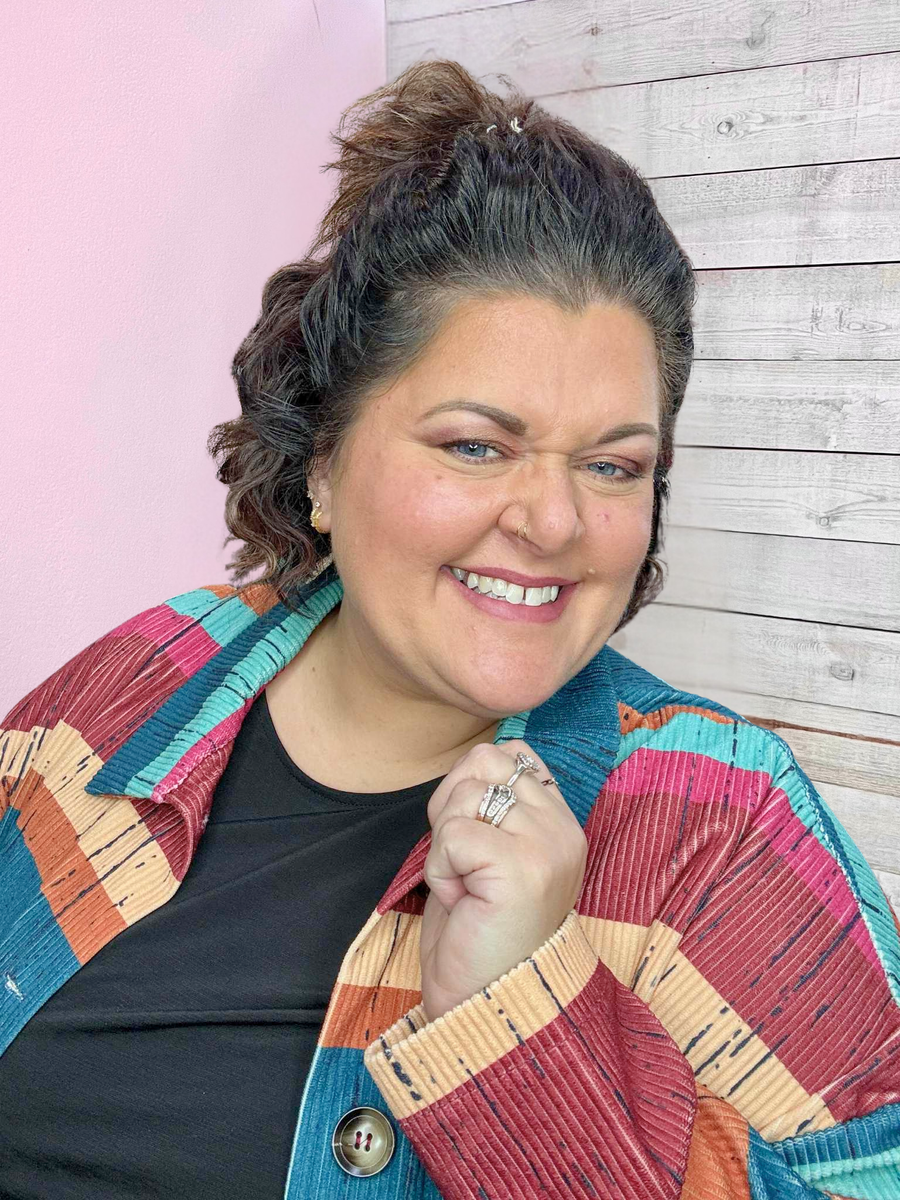 "Weekend Blend" Multi-Color Striped Jacket