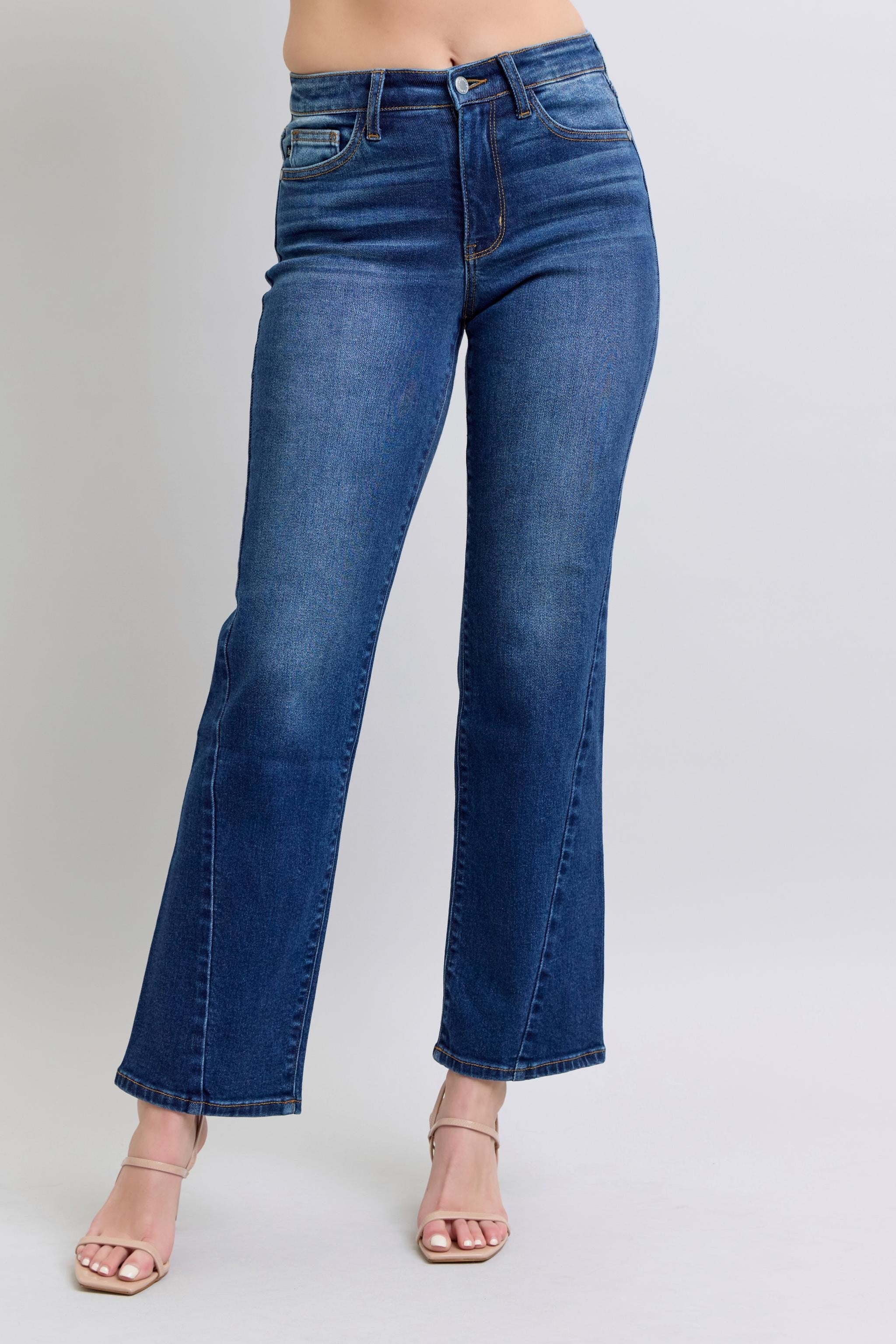 Judy Blue Mid-Rise Straight Jean- 82629