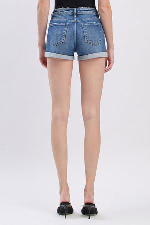Lovervet Hi-Rise Double Cuff Shorts- LV1348