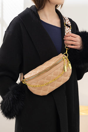 "Isabelle" Quilted Crossbody Bum Bag