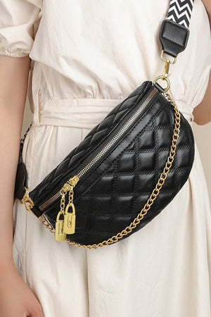 "Isabelle" Quilted Crossbody Bum Bag