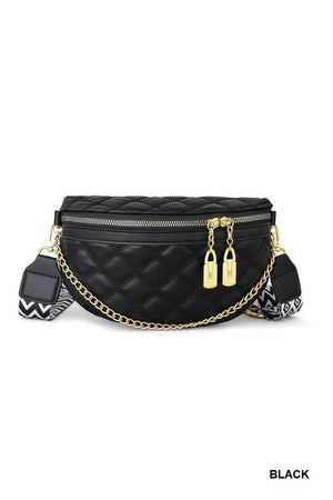 "Isabelle" Quilted Crossbody Bum Bag