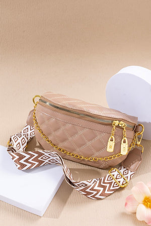"Isabelle" Quilted Crossbody Bum Bag