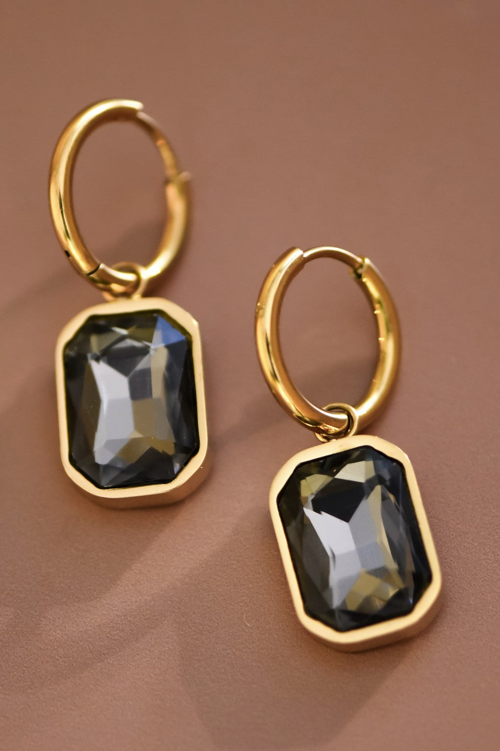 "Amber" Crystal Dangle Earrings