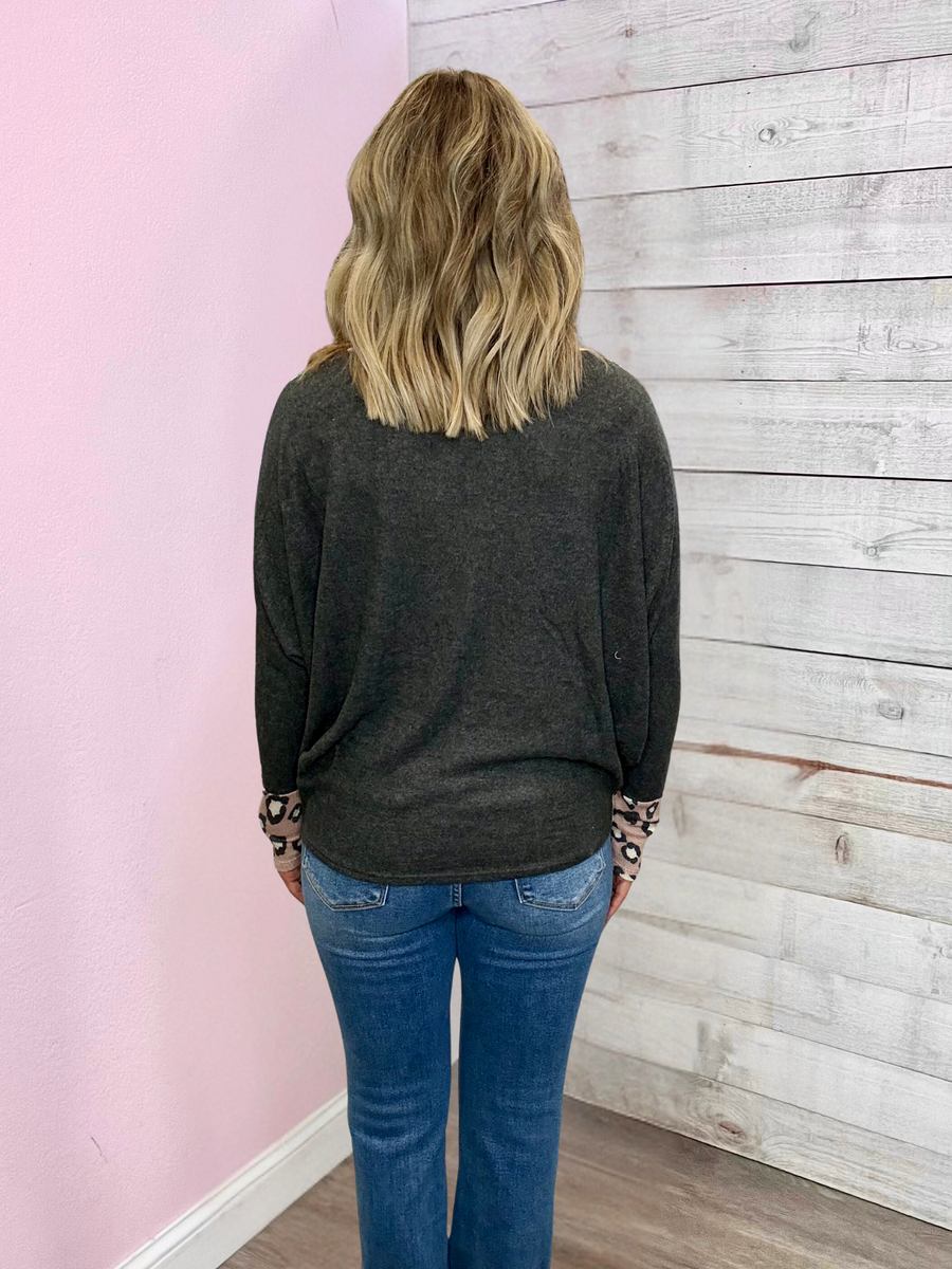 "Come My Way" Pink Animal Print Top