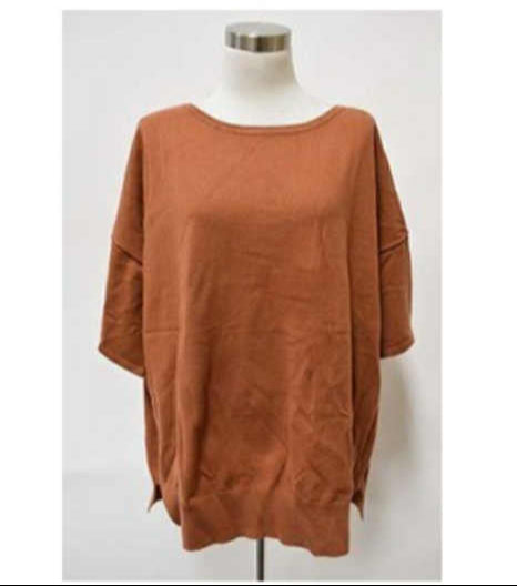 "What A Treat" Solid Rust Top
