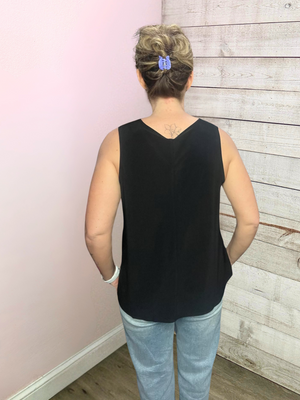 "Resort Top" Black Tank Top