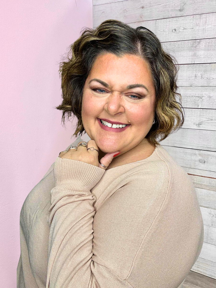 "Wine Tasting" Lightweight Sweater- Nude