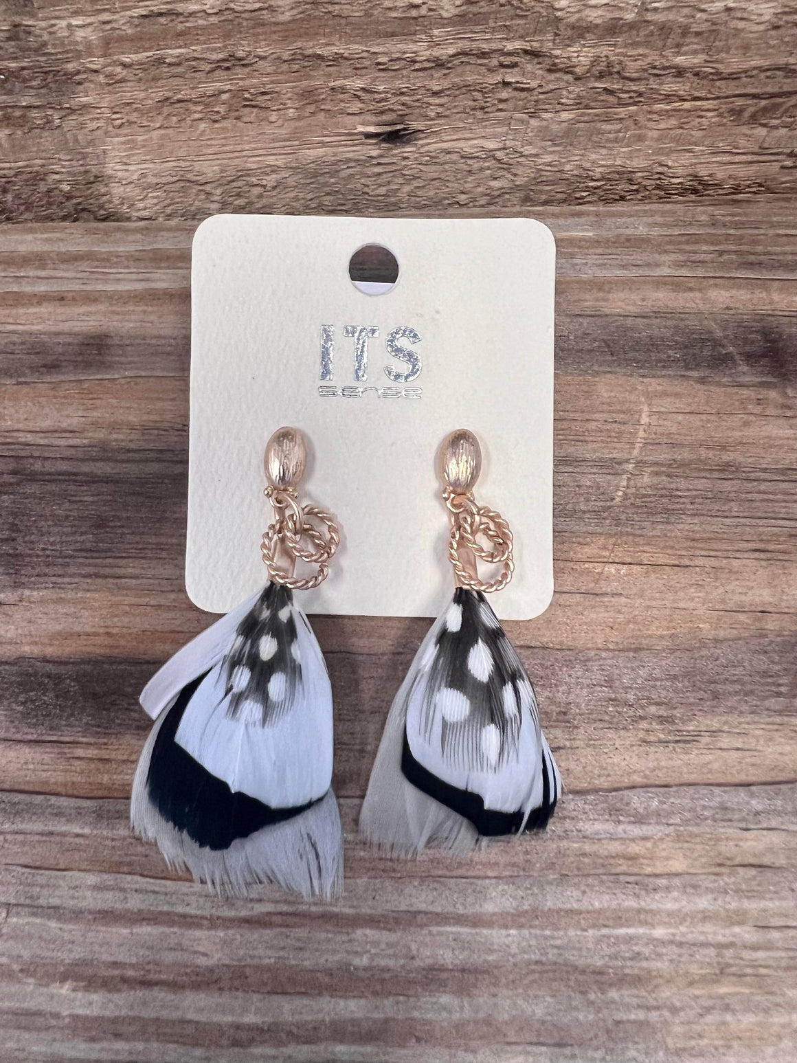 "Gracelyn" Feather Earrings