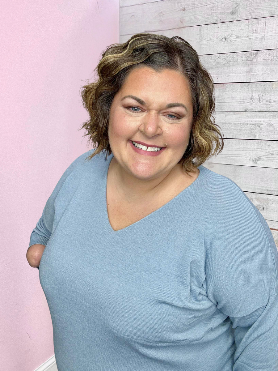 "Wine Tasting" Lightweight Sweater- Blue