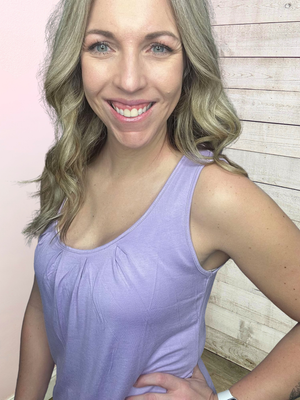 "Out and About" Lilac Tank Top