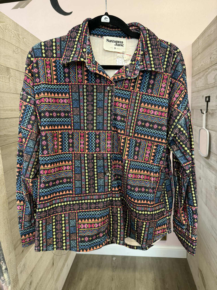 "Downtown Darling" Multicolor Jacket
