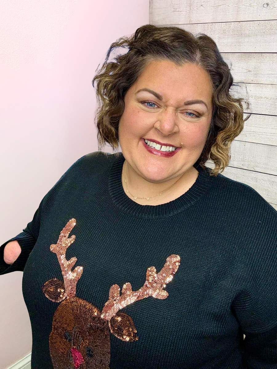 "Rudolph" Reindeer Sweater