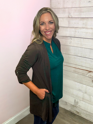 "Everyday Elegance" Solid Lizzy Cardigan