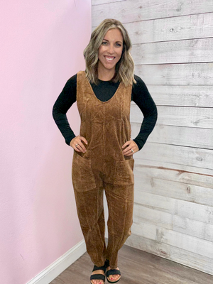 "Simply Sophisticated" Corduroy Jumpsuit