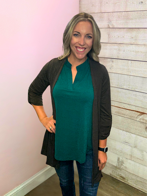 "Everyday Elegance" Solid Lizzy Cardigan