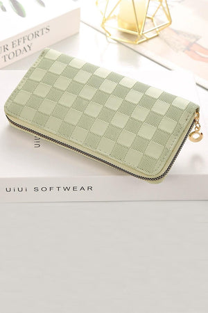 "Mary" Woven Weave Long Wallet