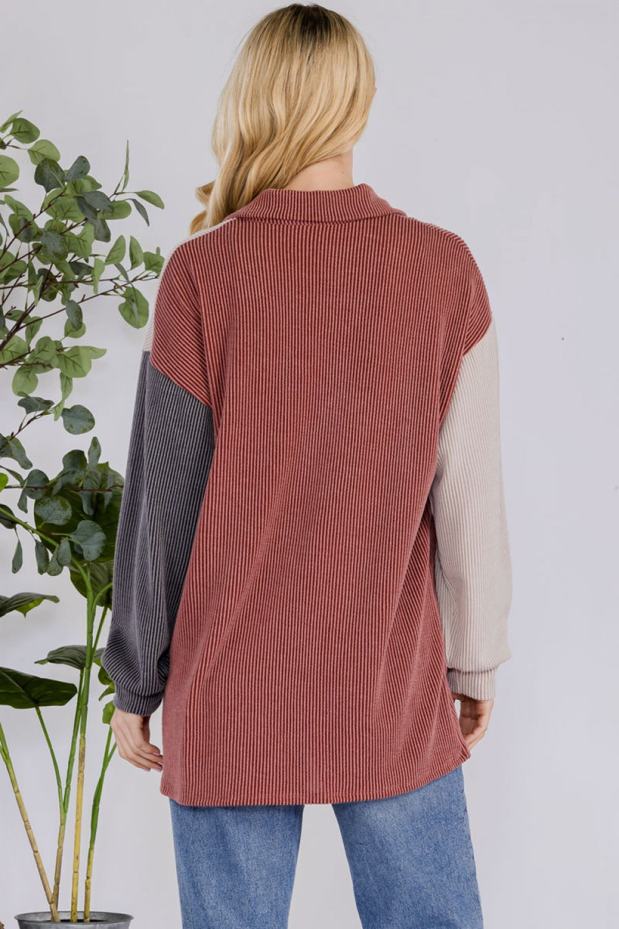"Fireside Snuggles" Button Up Shacket