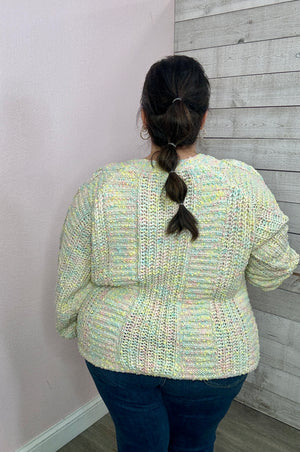 "Cotton Candy" Knitted Sweater *FINAL SALE*