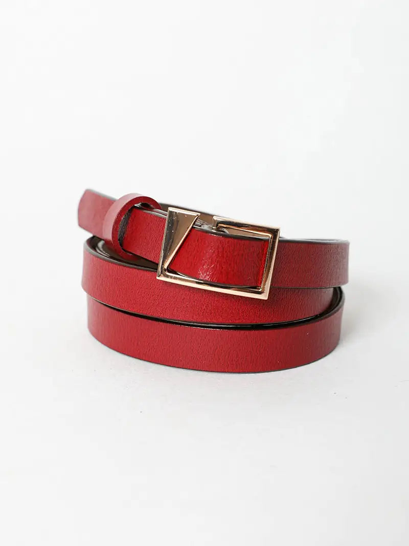 "Cierra" Asymmetrical Buckle Belt *FINAL SALE*