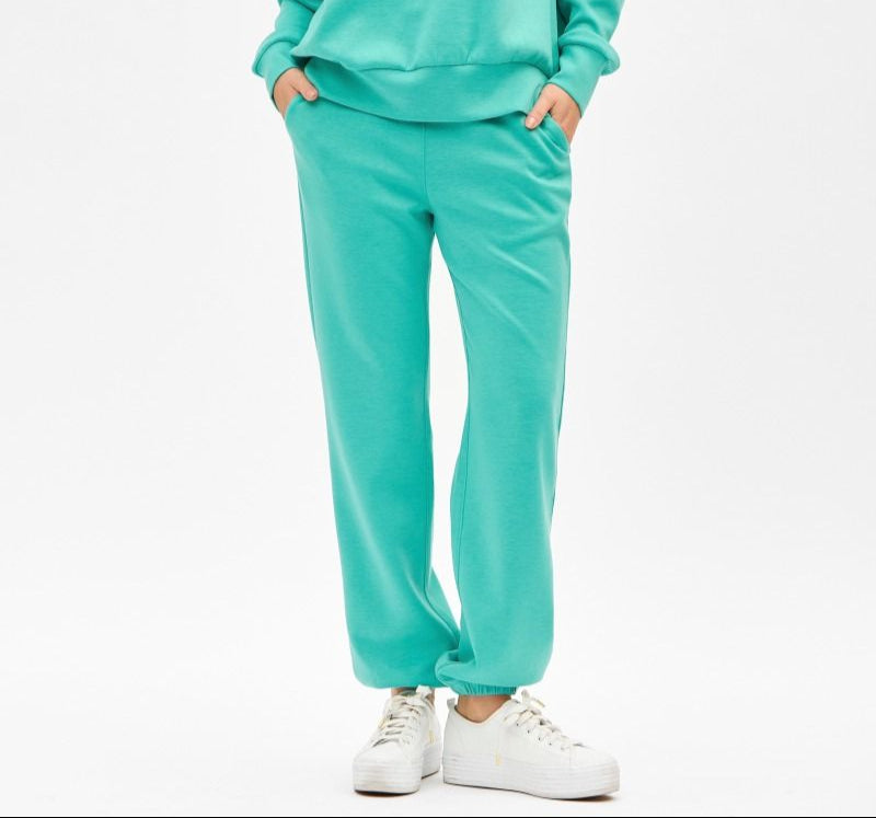 "Closer To Love" Solid Jogger Sweatpants- Green