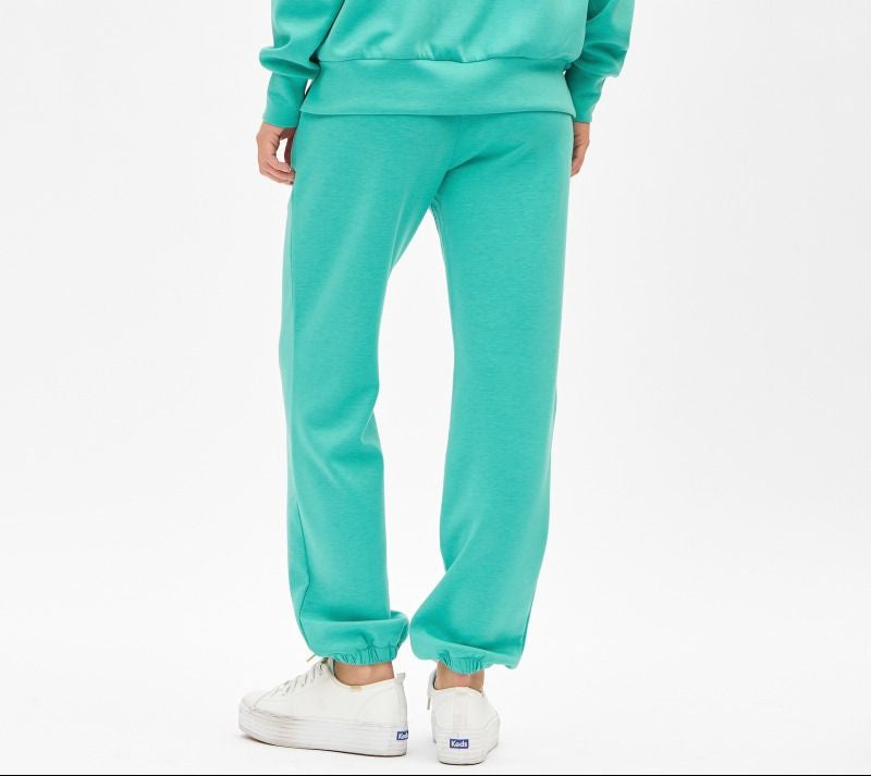 "Closer To Love" Solid Jogger Sweatpants- Green