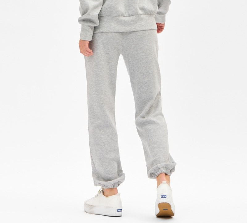 "Closer To Love" Solid Jogger Sweatpants- Grey
