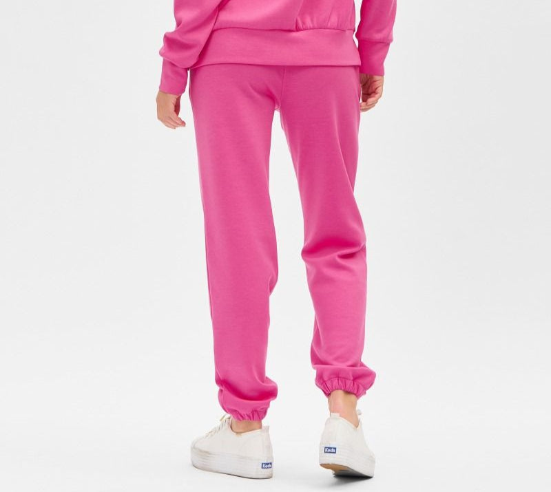 "Closer To Love" Solid Jogger Sweatpants- Pink