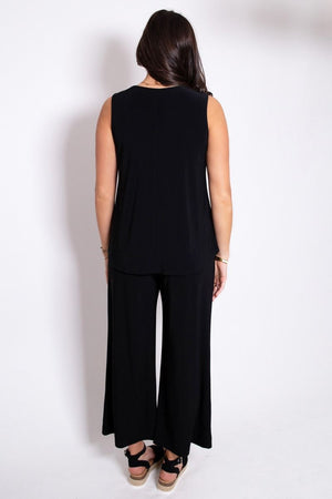 "Resort Pants" Solid Black Pants