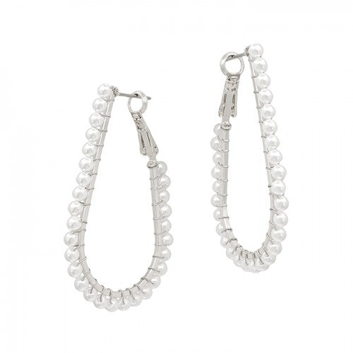 "Charli" Pearl Teardrop Earrings