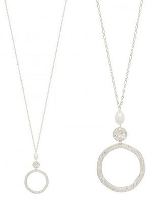 "Rylie" Open Circle Necklace