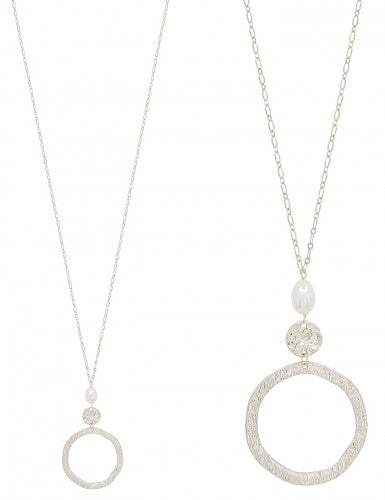 "Rylie" Open Circle Necklace