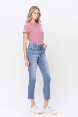 Lovervet Hi-Rise Slim Straight Jeans- LV1140